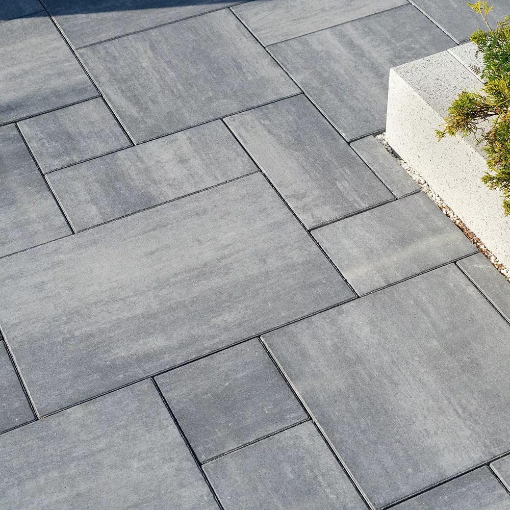 kostka brukowa romalit wapień szary