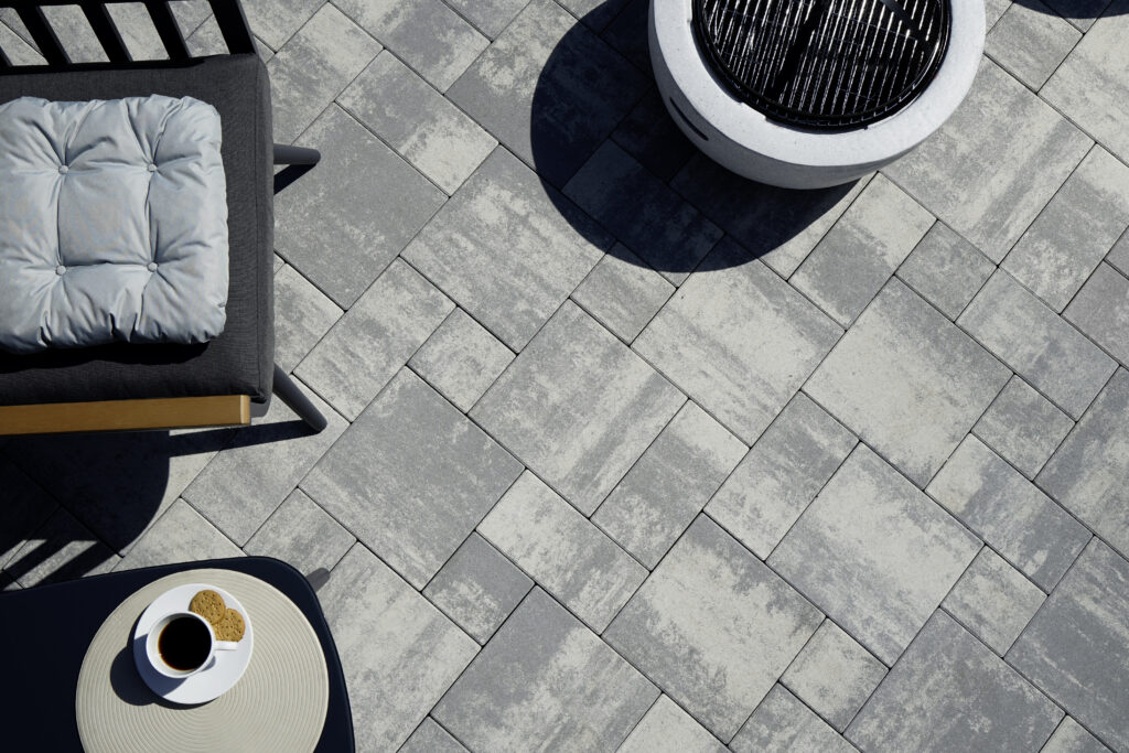 kostka brukowa visio kalcyt jasnoszary